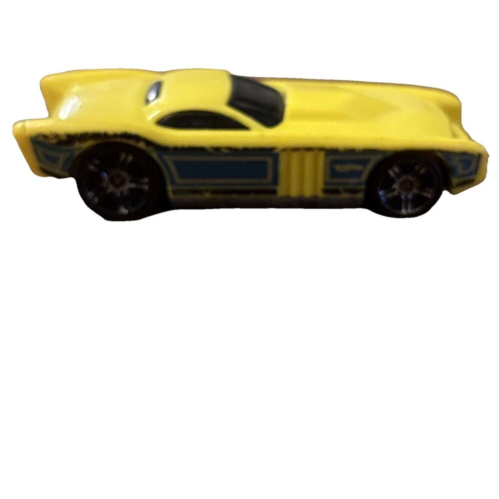 2003 Mattel Hot Wheels The Gov’ner Yellow With Blue 1:64 Diecast Car - Picture 5 of 8